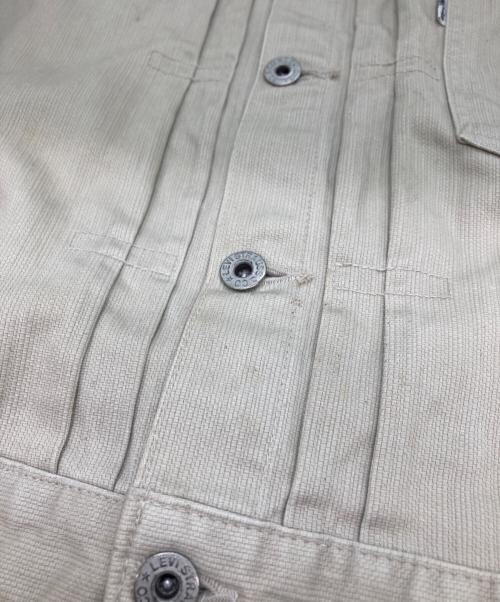 LEVI'S（リーバイス）LEVI'S (リーバイス) 90’s ピケトラッカージャケット ベージュ サイズ:SIZE 38の古着・服飾アイテム