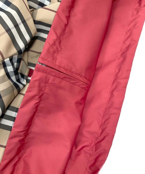 BURBERRY LONDON（バーバリーロンドン）BURBERRY LONDON (バーバリーロンドン) ノヴァチェックリバーシブルジャケット ベージュ×レッド サイズ:Ｍの古着・服飾アイテム