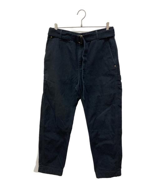 Carhartt WIP（カーハート ワーク イン プログレス）Carhartt WIP (カーハート ワーク イン プログレス) sacai (サカイ) Canvas Pants/キャンバスペインターパンツ ブラック サイズ:2の古着・服飾アイテム