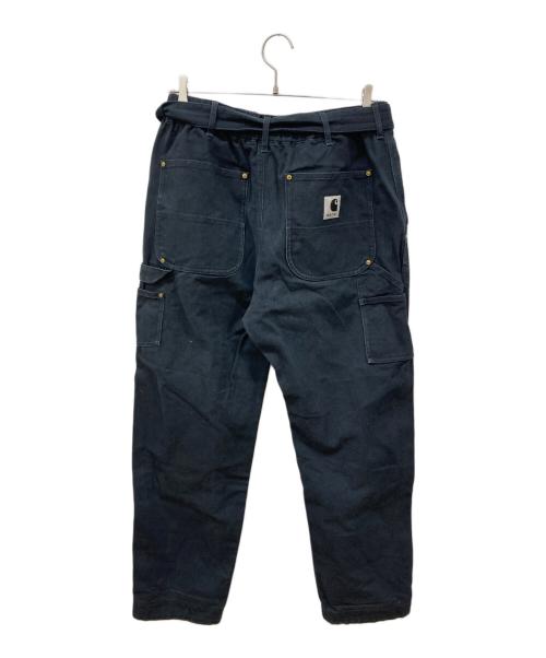 Carhartt WIP（カーハート ワーク イン プログレス）Carhartt WIP (カーハート ワーク イン プログレス) sacai (サカイ) Canvas Pants/キャンバスペインターパンツ ブラック サイズ:2の古着・服飾アイテム