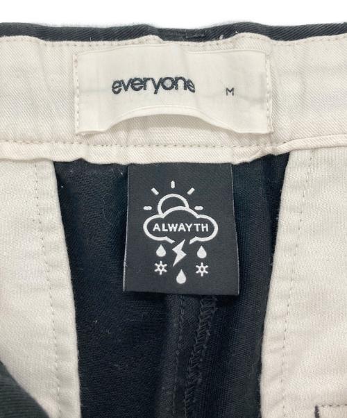 everyone（エブリワン）everyone (エブリワン) alwayth (オールウェイズ) トラウザーパンツ ブラック サイズ:Mの古着・服飾アイテム