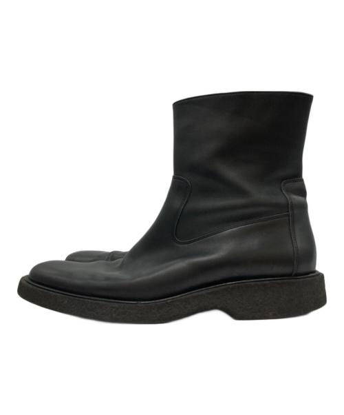 GUCCI（グッチ）GUCCI (グッチ) サイドジップレザーブーツ ブラック サイズ:41　1/2の古着・服飾アイテム