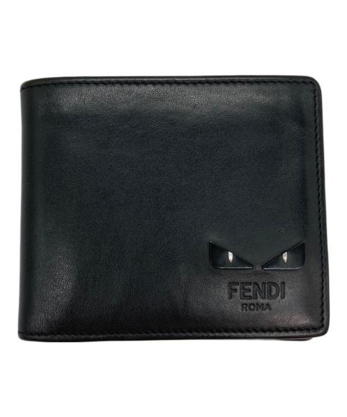 FENDI（フェンディ）FENDI (フェンディ) バグズアイ 二つ折り財布の古着・服飾アイテム