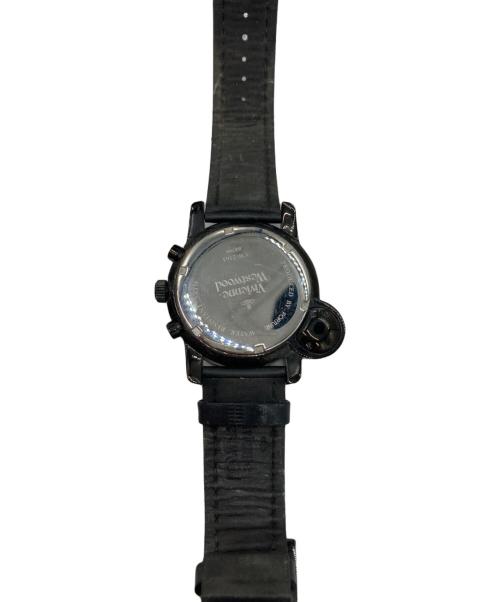 Vivienne Westwood（ヴィヴィアンウエストウッド）Vivienne Westwood (ヴィヴィアンウエストウッド) ビッグオーブ腕時計 ブラックの古着・服飾アイテム