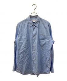COMME des GARCONS SHIRT（コムデギャルソンシャツ）の古着「コットンポプリンレギュラーカラーシャツ」｜ブルー