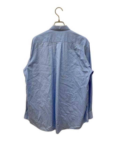 COMME des GARCONS SHIRT（コムデギャルソンシャツ）COMME des GARCONS SHIRT (コムデギャルソンシャツ) コットンポプリンレギュラーカラーシャツ ブルー サイズ:Ｍの古着・服飾アイテム