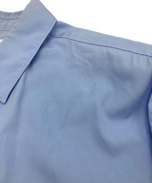 COMME des GARCONS SHIRT（コムデギャルソンシャツ）COMME des GARCONS SHIRT (コムデギャルソンシャツ) コットンポプリンレギュラーカラーシャツ ブルー サイズ:Ｍの古着・服飾アイテム