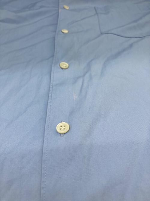 COMME des GARCONS SHIRT（コムデギャルソンシャツ）COMME des GARCONS SHIRT (コムデギャルソンシャツ) コットンポプリンレギュラーカラーシャツ ブルー サイズ:Ｍの古着・服飾アイテム