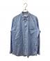 COMME des GARCONS SHIRT（コムデギャルソンシャツ）の古着「コットンポプリンレギュラーカラーシャツ」｜ブルー