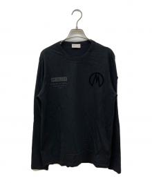 MONCLER（モンクレール）の古着「MAGLIA T-SHIRT/ロングスリーブカットソー」｜ブラック