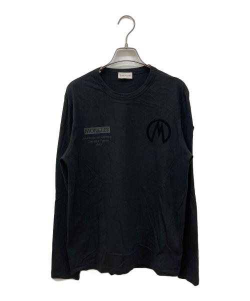 MONCLER（モンクレール）MONCLER (モンクレール) MAGLIA T-SHIRT/ロングスリーブカットソー ブラック サイズ:Ｍの古着・服飾アイテム