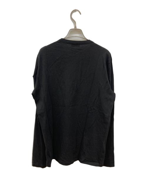MONCLER（モンクレール）MONCLER (モンクレール) MAGLIA T-SHIRT/ロングスリーブカットソー ブラック サイズ:Ｍの古着・服飾アイテム