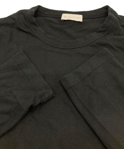 MONCLER（モンクレール）MONCLER (モンクレール) MAGLIA T-SHIRT/ロングスリーブカットソー ブラック サイズ:Ｍの古着・服飾アイテム