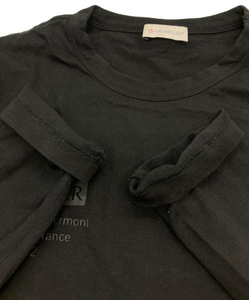 MONCLER（モンクレール）MONCLER (モンクレール) MAGLIA T-SHIRT/ロングスリーブカットソー ブラック サイズ:Ｍの古着・服飾アイテム