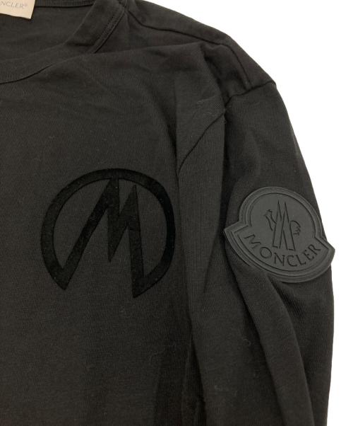 MONCLER（モンクレール）MONCLER (モンクレール) MAGLIA T-SHIRT/ロングスリーブカットソー ブラック サイズ:Ｍの古着・服飾アイテム