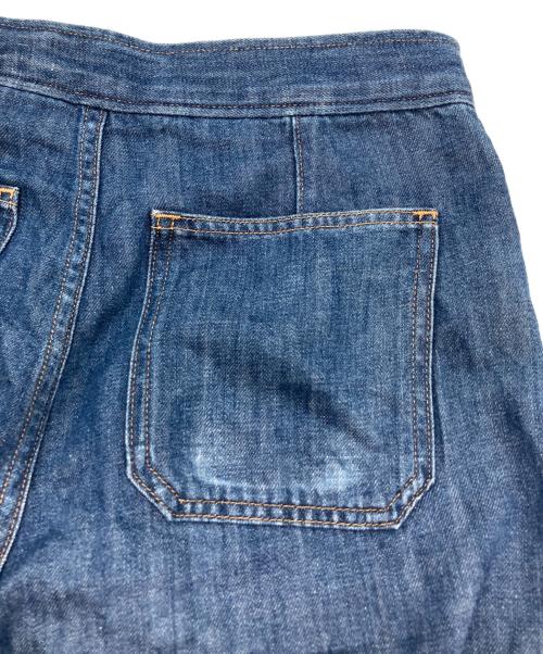 POLO RALPH LAUREN（ポロ・ラルフローレン）POLO RALPH LAUREN (ポロ・ラルフローレン) ワイドレッグ フレア ジーンズ ブルー サイズ:SIZE W25の古着・服飾アイテム