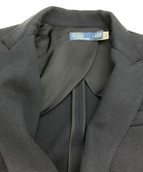 POLO RALPH LAUREN（ポロ・ラルフローレン）POLO RALPH LAUREN (ポロ・ラルフローレン) ダブルブレステッド ニット ブレザー ネイビー サイズ:2の古着・服飾アイテム