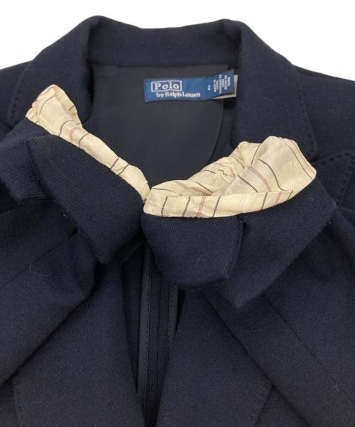 POLO RALPH LAUREN（ポロ・ラルフローレン）POLO RALPH LAUREN (ポロ・ラルフローレン) ダブルブレステッド ニット ブレザー ネイビー サイズ:2の古着・服飾アイテム