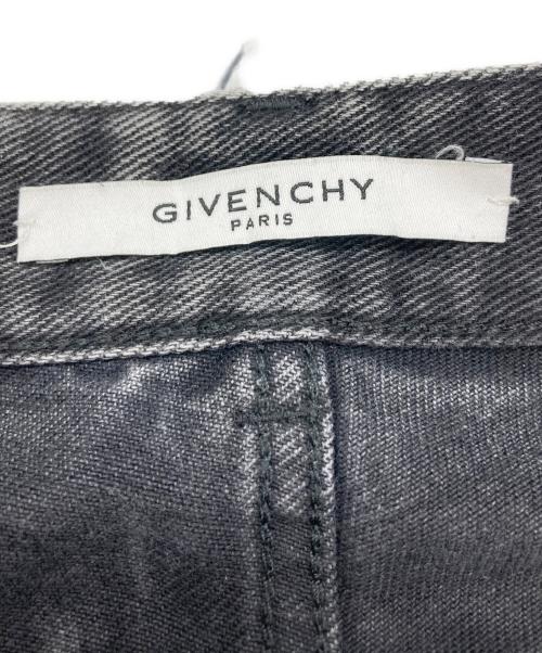 GIVENCHY（ジバンシィ）GIVENCHY (ジバンシィ) ウォッシュ加工 ストレートデニムパンツ ブラック サイズ:78.5cm (W31)の古着・服飾アイテム