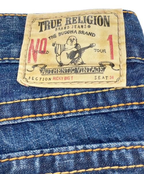 TRUE RELIGION（トゥルー レリジョン）TRUE RELIGION (トゥルー レリジョン) RICKY BIG T/デニムパンツ インディゴ サイズ:71cm (W28)の古着・服飾アイテム