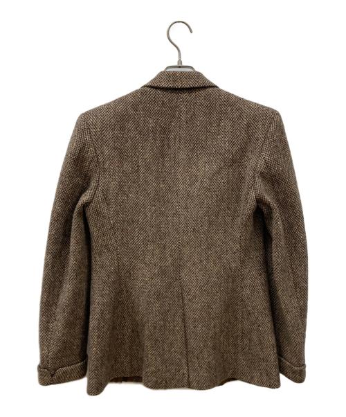 RALPH LAUREN COLLECTION（ラルフローレンコレクション）RALPH LAUREN COLLECTION (ラルフローレンコレクション) 3Bウールテーラードジャケット ブラウン サイズ:SIZE 4の古着・服飾アイテム
