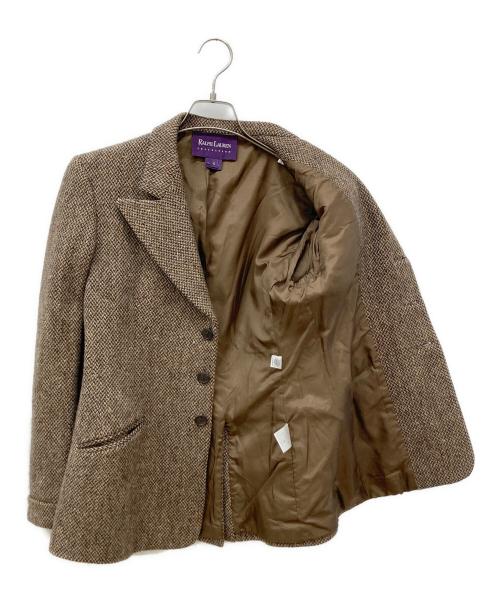 RALPH LAUREN COLLECTION（ラルフローレンコレクション）RALPH LAUREN COLLECTION (ラルフローレンコレクション) 3Bウールテーラードジャケット ブラウン サイズ:SIZE 4の古着・服飾アイテム