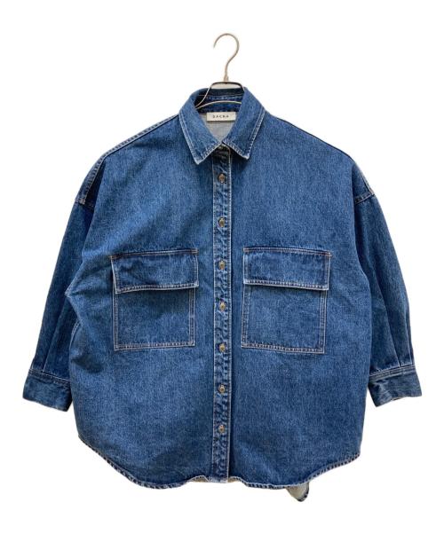 SACRA（サクラ）SACRA (サクラ) ビッグデニムシャツ インディゴ サイズ:38の古着・服飾アイテム