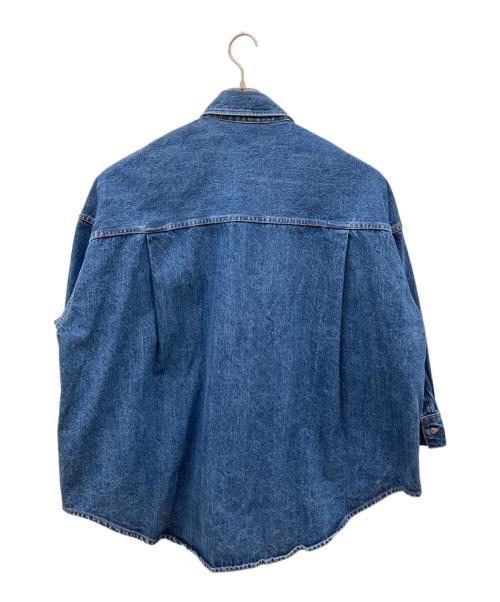 SACRA（サクラ）SACRA (サクラ) ビッグデニムシャツ インディゴ サイズ:38の古着・服飾アイテム