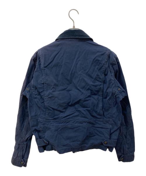POLO RALPH LAUREN（ポロ・ラルフローレン）POLO RALPH LAUREN (ポロ・ラルフローレン) 90's襟切替スイングトップ ネイビー サイズ:Mの古着・服飾アイテム
