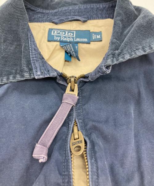 POLO RALPH LAUREN（ポロ・ラルフローレン）POLO RALPH LAUREN (ポロ・ラルフローレン) 90's襟切替スイングトップ ネイビー サイズ:Mの古着・服飾アイテム