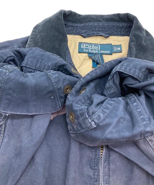 POLO RALPH LAUREN（ポロ・ラルフローレン）POLO RALPH LAUREN (ポロ・ラルフローレン) 90's襟切替スイングトップ ネイビー サイズ:Mの古着・服飾アイテム