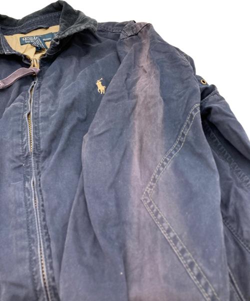 POLO RALPH LAUREN（ポロ・ラルフローレン）POLO RALPH LAUREN (ポロ・ラルフローレン) 90's襟切替スイングトップ ネイビー サイズ:Mの古着・服飾アイテム