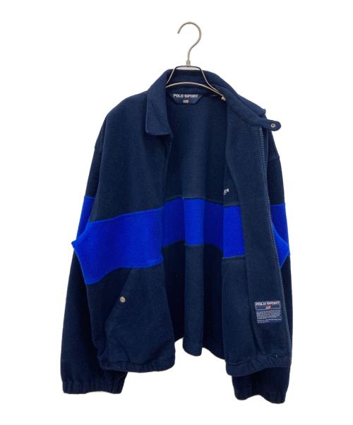 POLO SPORT（ポロスポーツ）POLO SPORT (ポロスポーツ) チンスト付フリースジャケット ネイビー サイズ:Lの古着・服飾アイテム