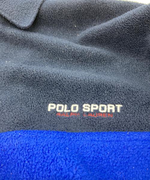 POLO SPORT（ポロスポーツ）POLO SPORT (ポロスポーツ) チンスト付フリースジャケット ネイビー サイズ:Lの古着・服飾アイテム