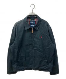 POLO RALPH LAUREN（ポロ・ラルフローレン）の古着「裏チェックスイングトップ」｜ブラック