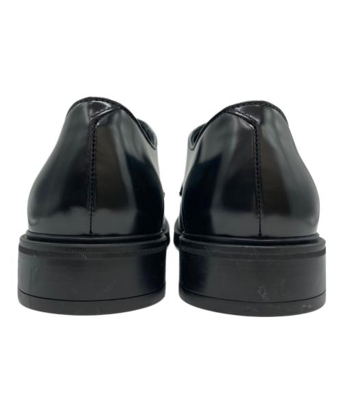PRADA（プラダ）PRADA (プラダ) プレーントゥシューズ ブラック サイズ:8　1/2の古着・服飾アイテム