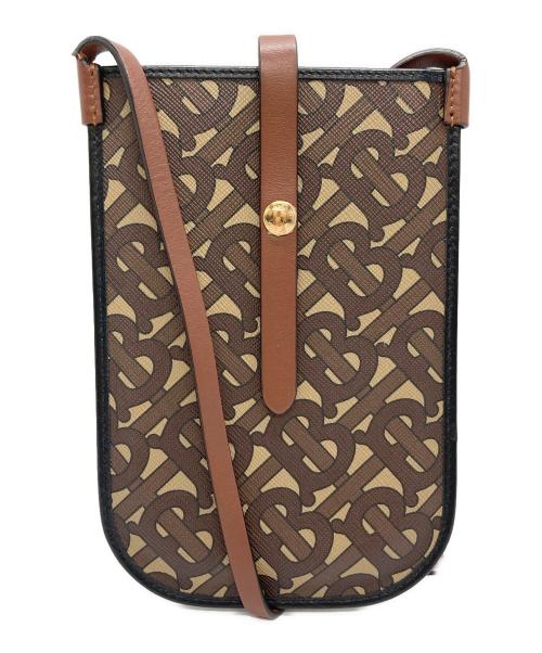 BURBERRY LONDON ENGLAND（バーバリー ロンドン イングランド）BURBERRY LONDON ENGLAND (バーバリー ロンドン イングランド) ショルダーポーチ ブラウンの古着・服飾アイテム