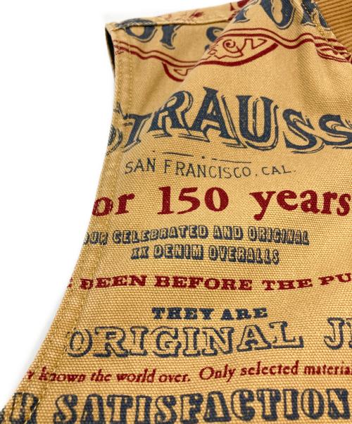LEVI'S（リーバイス）LEVI'S (リーバイス) TOY STORY (トイストーリー) Toy Story AOP Vest/ダック地ベスト ブラウン サイズ:Ⅼの古着・服飾アイテム