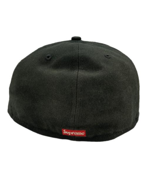 New Era（ニューエラ）New Era (ニューエラ) Supreme (シュプリーム) S LOGO CAP/キャップ ブラック サイズ:SIZE 7 1/2の古着・服飾アイテム