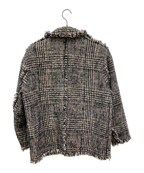 CLANE（クラネ）CLANE (クラネ) ミックスツイードブルゾン ベージュ サイズ:1の古着・服飾アイテム