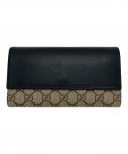 GUCCIグッチ）の古着「GGスプリームコンチネンタルウォレット」
