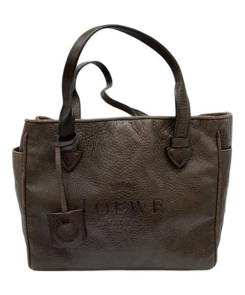 LOEWE（ロエベ）LOEWE (ロエベ) ヘリテージ トートバッグ ブラウンの古着・服飾アイテム