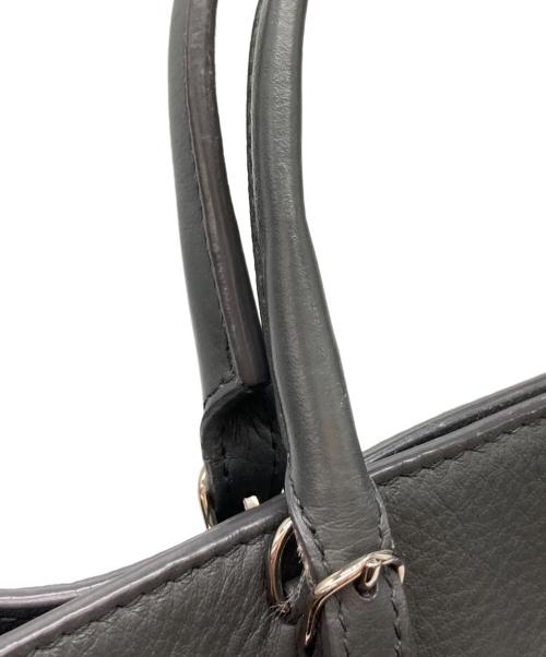 BALENCIAGA（バレンシアガ）BALENCIAGA (バレンシアガ) ペーパーミニ2WAY ハンドバッグ グレーの古着・服飾アイテム