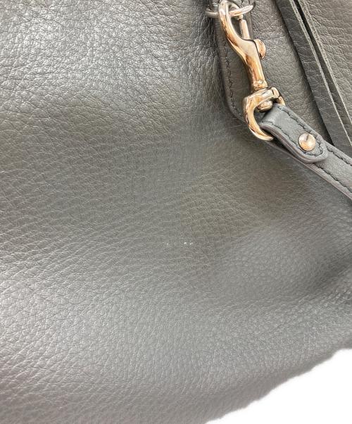 BALENCIAGA（バレンシアガ）BALENCIAGA (バレンシアガ) ペーパーミニ2WAY ハンドバッグ グレーの古着・服飾アイテム