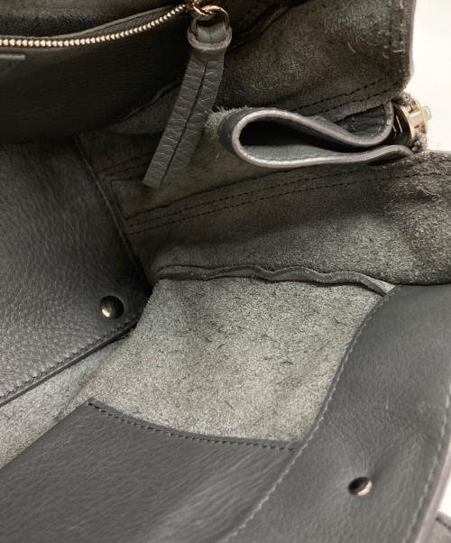 BALENCIAGA（バレンシアガ）BALENCIAGA (バレンシアガ) ペーパーミニ2WAY ハンドバッグ グレーの古着・服飾アイテム