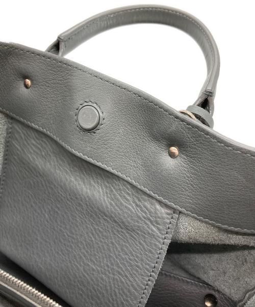 BALENCIAGA（バレンシアガ）BALENCIAGA (バレンシアガ) ペーパーミニ2WAY ハンドバッグ グレーの古着・服飾アイテム