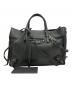 BALENCIAGA（バレンシアガ）の古着「ペーパーミニ2WAY ハンドバッグ」｜グレー