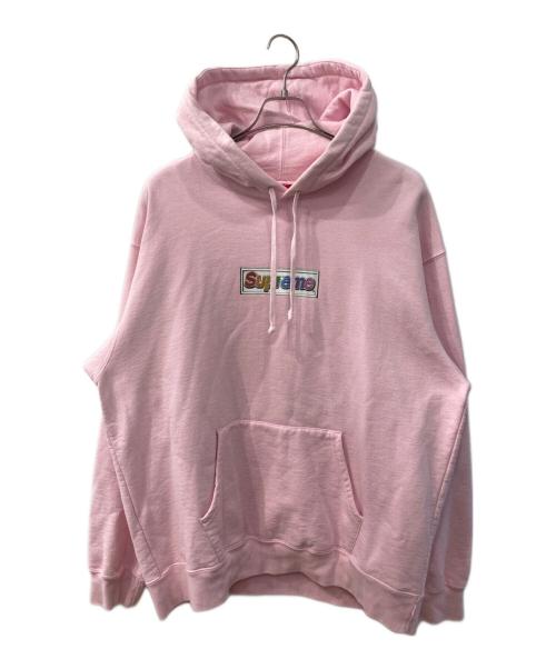 SUPREME（シュプリーム）Supreme (シュプリーム) Bling Box Logo Hooded Sweatshirt/パーカー グレー サイズ:XLの古着・服飾アイテム
