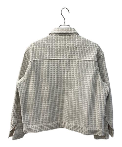 HUF（ハフ）HUF (ハフ) WAFFLE WEAVING ZIP LS SHIRT ベージュ サイズ:Mの古着・服飾アイテム