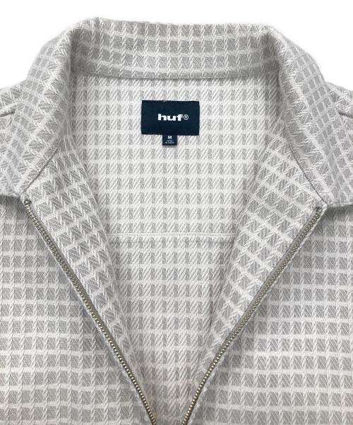 HUF（ハフ）HUF (ハフ) WAFFLE WEAVING ZIP LS SHIRT ベージュ サイズ:Mの古着・服飾アイテム